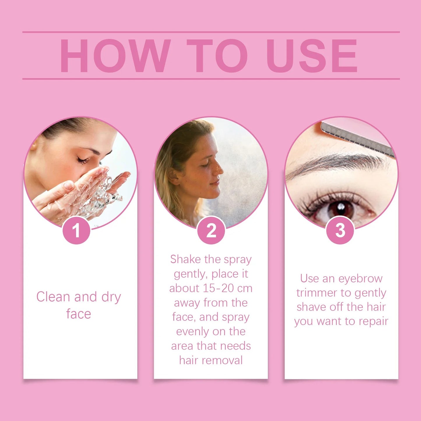 The Face Hair Remover Spray